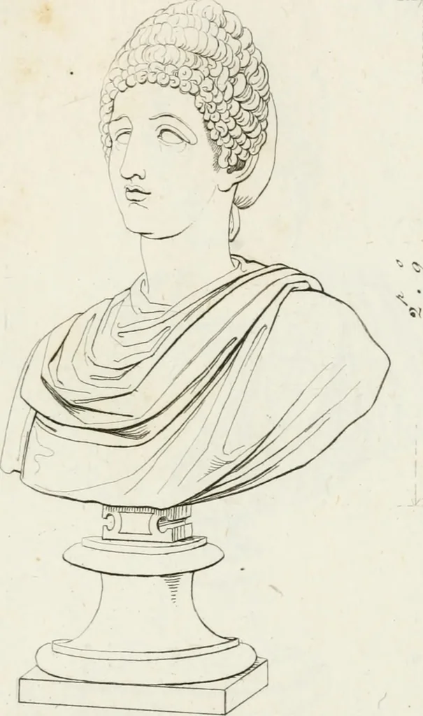 An illustration from Sculture del palazzo della Villa Borghese detta Pinciana, 1796, leaf 68