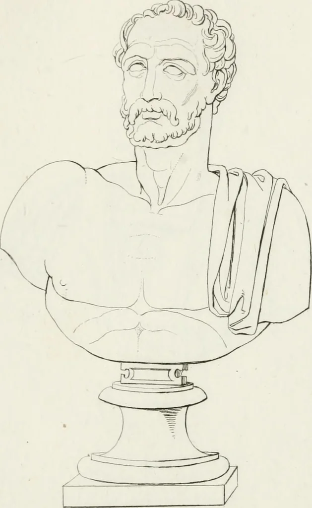 An illustration from Sculture del palazzo della Villa Borghese detta Pinciana, 1796, leaf 76