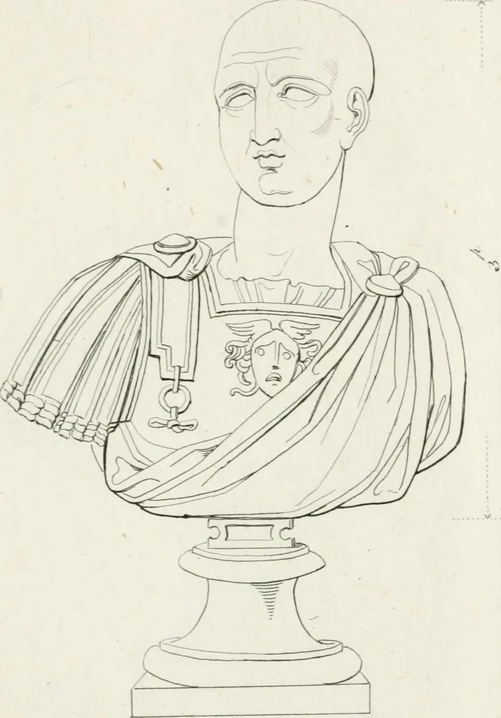 An illustration from Sculture del palazzo della Villa Borghese detta Pinciana, 1796, leaf 84