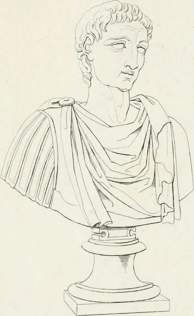 An illustration from Sculture del palazzo della Villa Borghese detta Pinciana, 1796, leaf 86