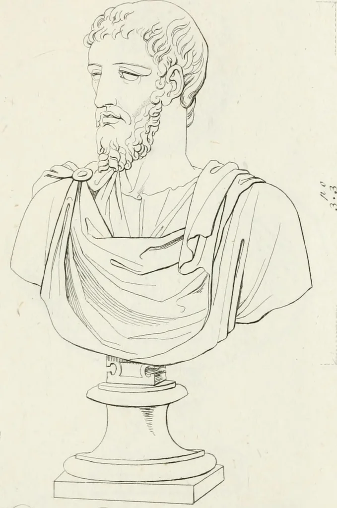 An illustration from Sculture del palazzo della Villa Borghese detta Pinciana, 1796, leaf 88