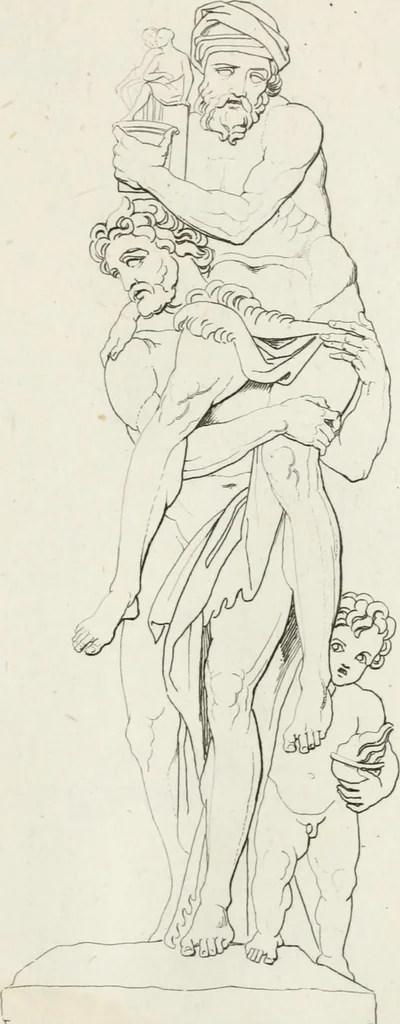An illustration from Sculture del palazzo della Villa Borghese detta Pinciana, 1796, leaf 10