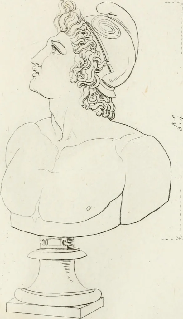 An illustration from Sculture del palazzo della Villa Borghese detta Pinciana, 1796, leaf 100