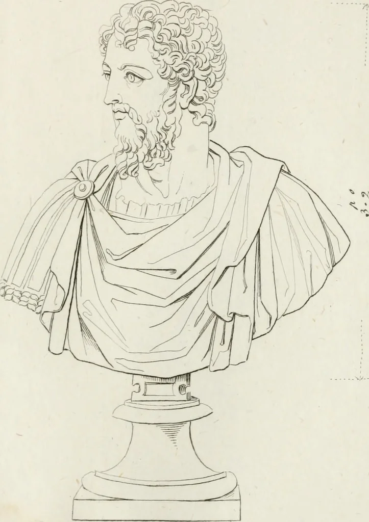 An illustration from Sculture del palazzo della Villa Borghese detta Pinciana, 1796, leaf 102