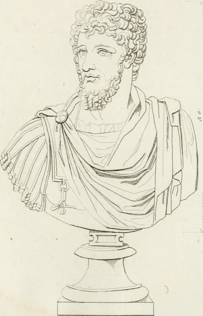 An illustration from Sculture del palazzo della Villa Borghese detta Pinciana, 1796, leaf 106