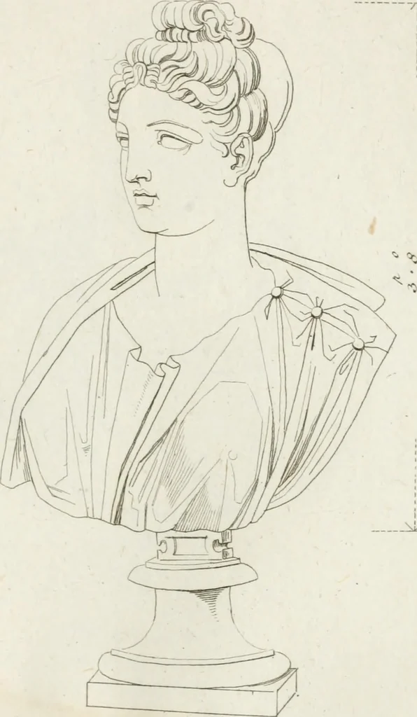 An illustration from Sculture del palazzo della Villa Borghese detta Pinciana, 1796, leaf 112