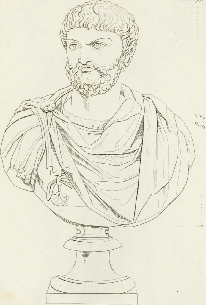 An illustration from Sculture del palazzo della Villa Borghese detta Pinciana, 1796, leaf 114
