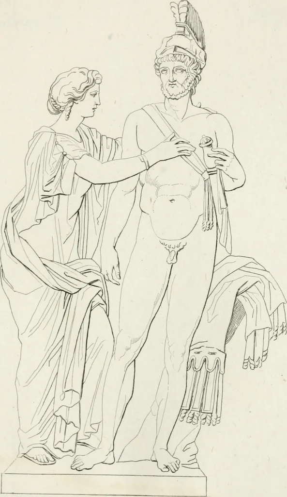 An illustration from Sculture del palazzo della Villa Borghese detta Pinciana, 1796, leaf 120