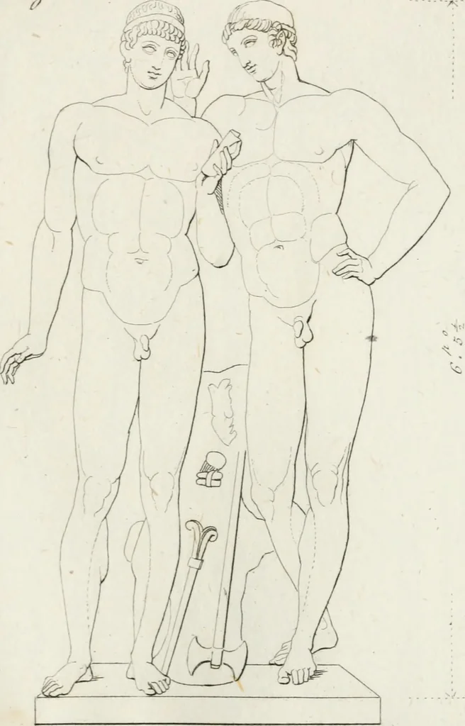 An illustration from Sculture del palazzo della Villa Borghese detta Pinciana, 1796, leaf 126