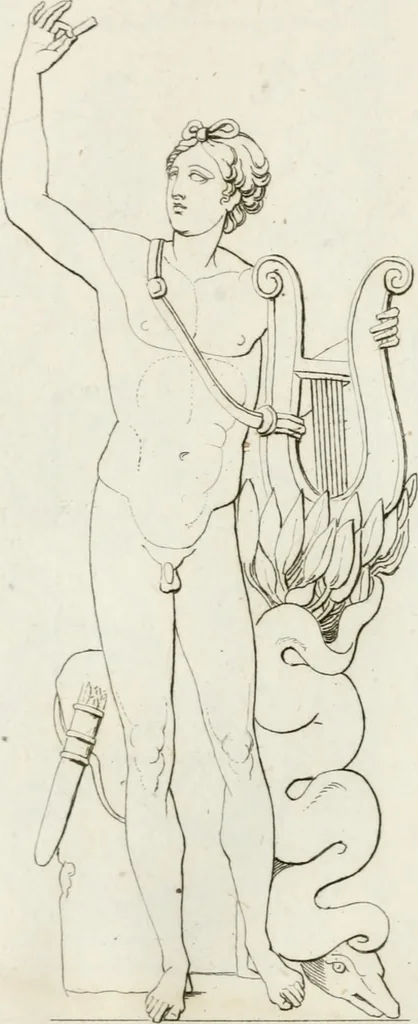 An illustration from Sculture del palazzo della Villa Borghese detta Pinciana, 1796, leaf 136