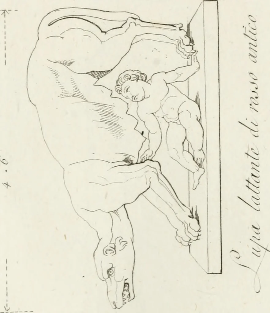An illustration from Sculture del palazzo della Villa Borghese detta Pinciana, 1796, leaf 146