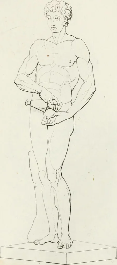 An illustration from Sculture del palazzo della Villa Borghese detta Pinciana, 1796, leaf 148