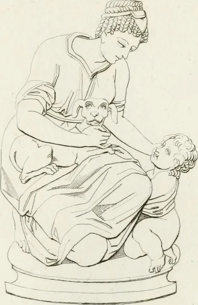 An illustration from Sculture del palazzo della Villa Borghese detta Pinciana, 1796, leaf 150