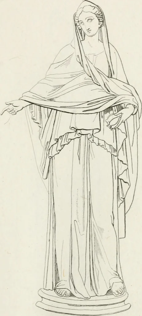 An illustration from Sculture del palazzo della Villa Borghese detta Pinciana, 1796, leaf 16
