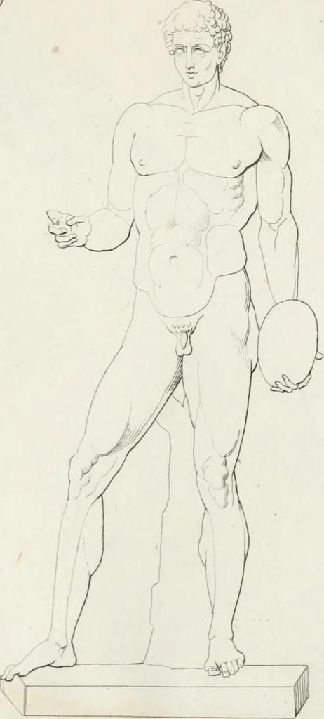 An illustration from Sculture del palazzo della Villa Borghese detta Pinciana, 1796, leaf 160