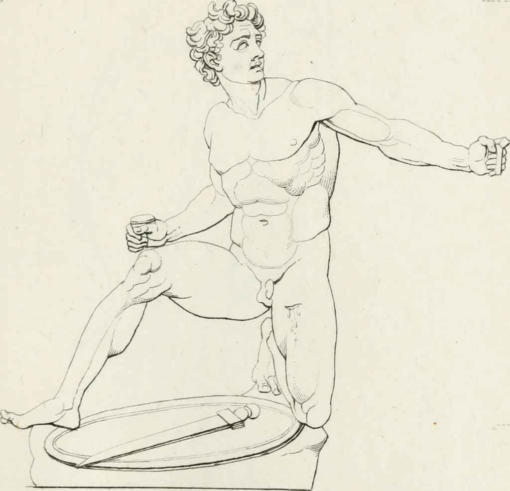 An illustration from Sculture del palazzo della Villa Borghese detta Pinciana, 1796, leaf 164