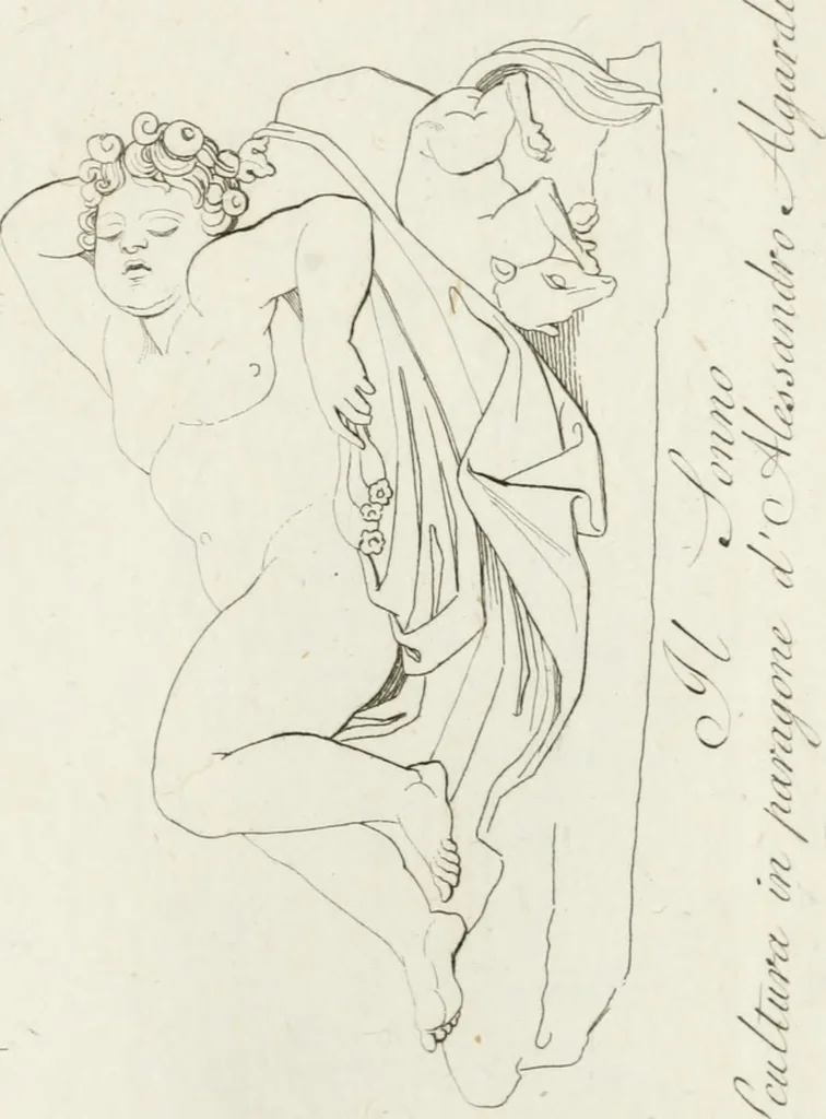 An illustration from Sculture del palazzo della Villa Borghese detta Pinciana, 1796, leaf 168