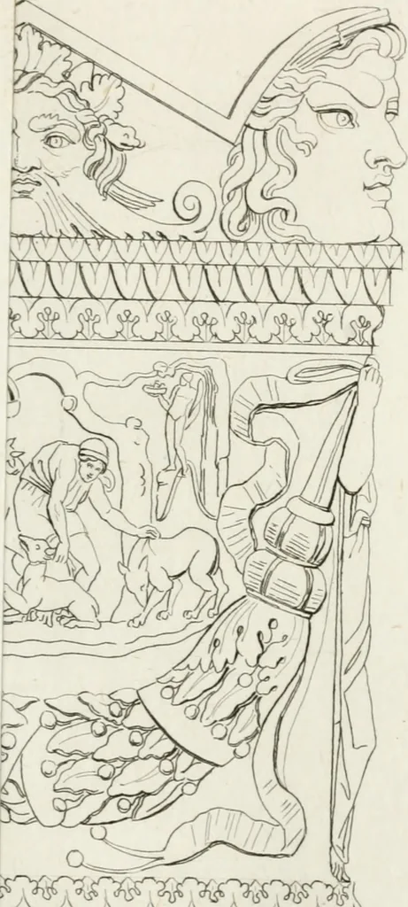 An illustration from Sculture del palazzo della Villa Borghese detta Pinciana, 1796, leaf 174