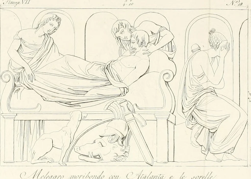 An illustration from Sculture del palazzo della Villa Borghese detta Pinciana, 1796, leaf 179
