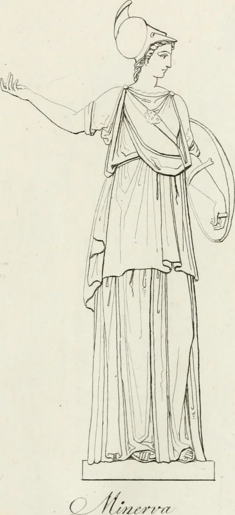 An illustration from Sculture del palazzo della Villa Borghese detta Pinciana, 1796, leaf 18