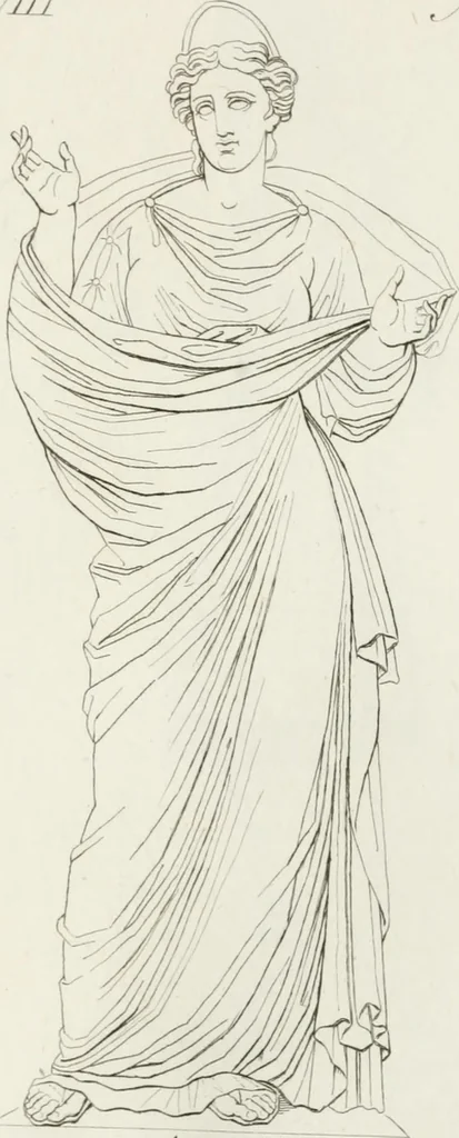 An illustration from Sculture del palazzo della Villa Borghese detta Pinciana, 1796, leaf 196