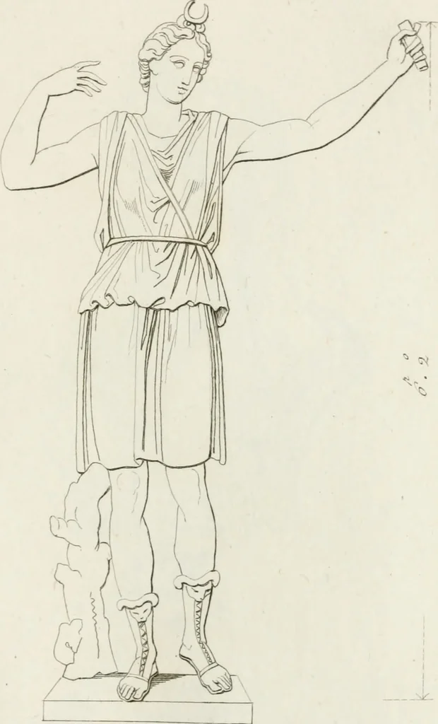 An illustration from Sculture del palazzo della Villa Borghese detta Pinciana, 1796, leaf 206