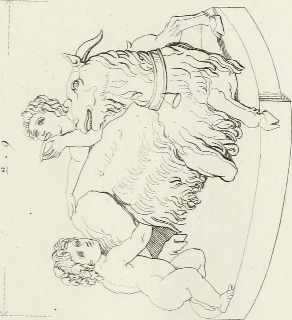 An illustration from Sculture del palazzo della Villa Borghese detta Pinciana, 1796, leaf 22