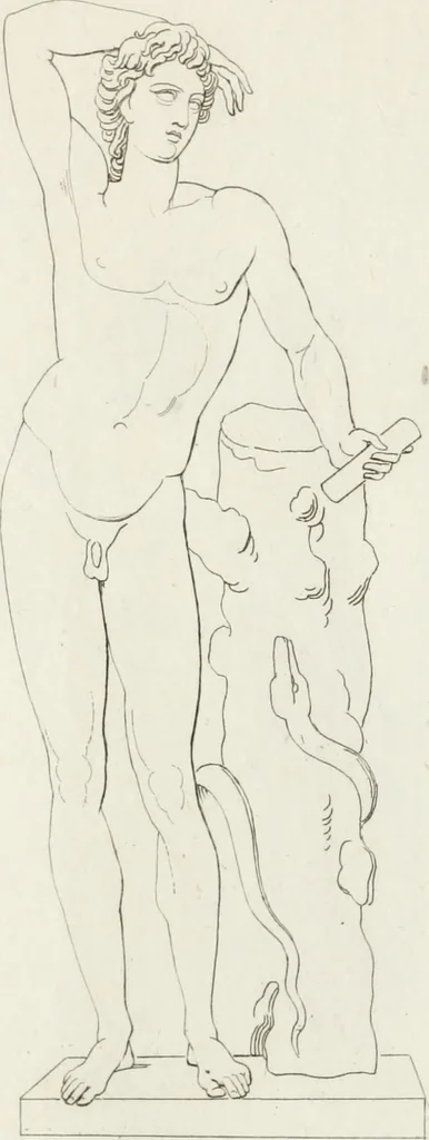 An illustration from Sculture del palazzo della Villa Borghese detta Pinciana, 1796, leaf 222