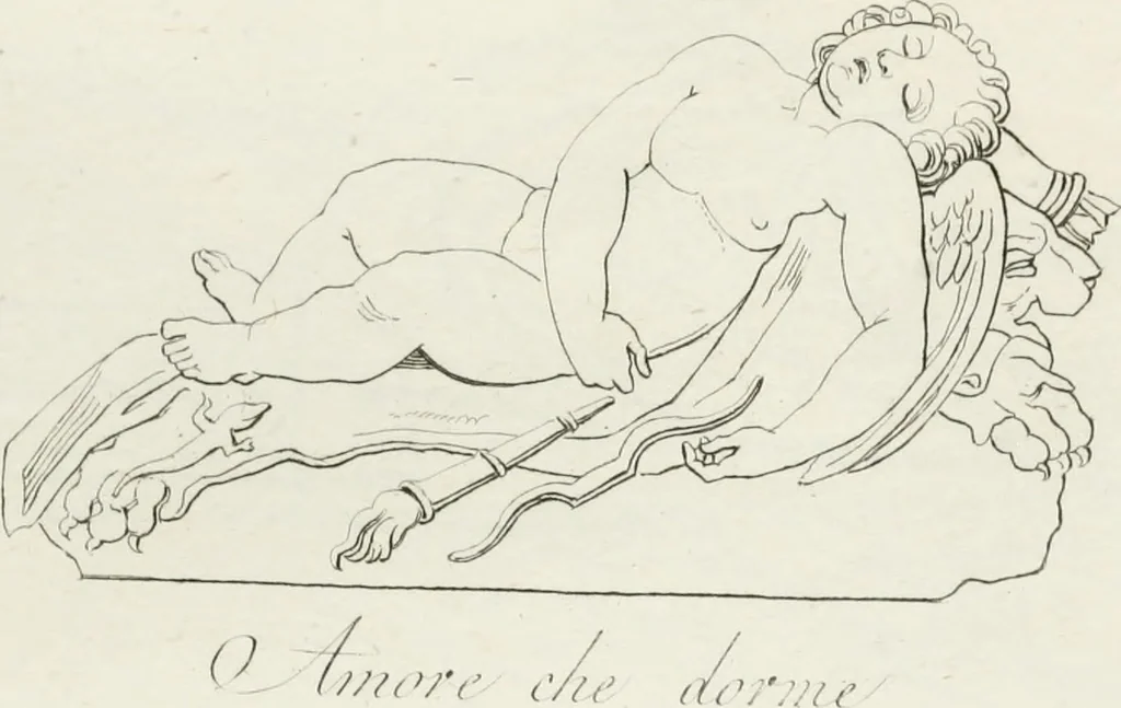 An illustration from Sculture del palazzo della Villa Borghese detta Pinciana, 1796, leaf 224