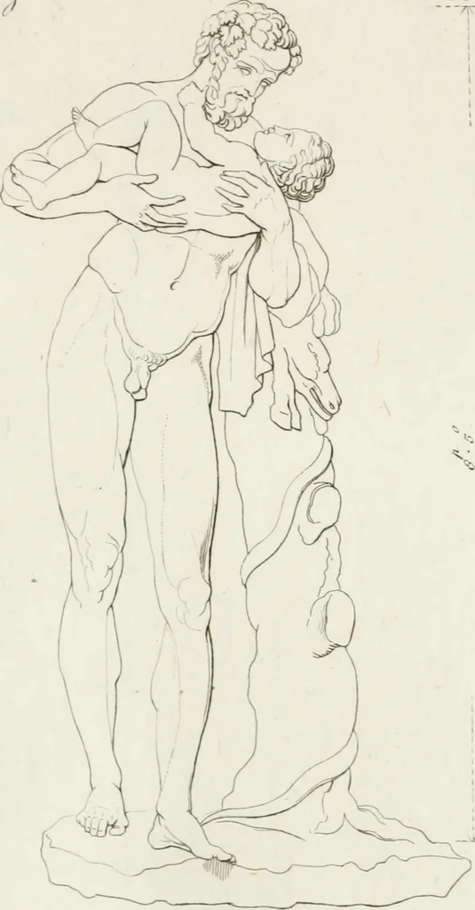 An illustration from Sculture del palazzo della Villa Borghese detta Pinciana, 1796, leaf 236