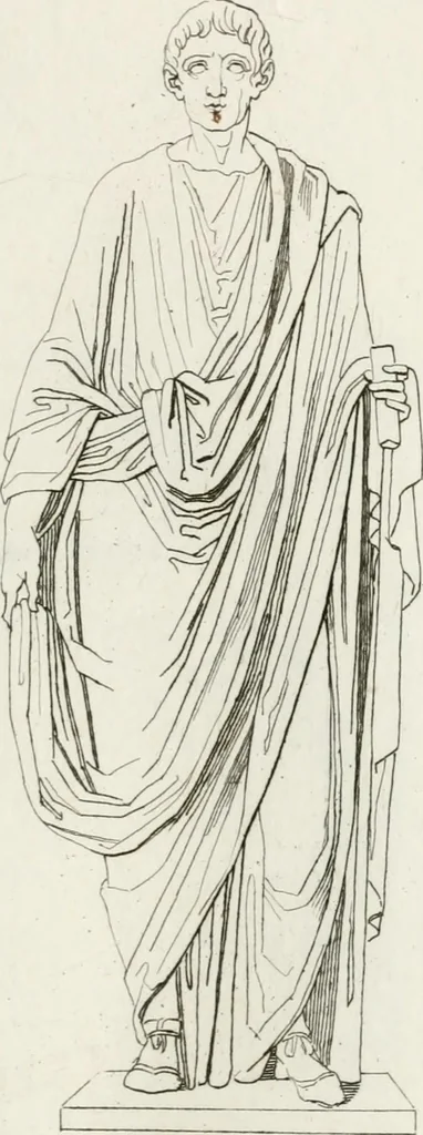 An illustration from Sculture del palazzo della Villa Borghese detta Pinciana, 1796, leaf 24