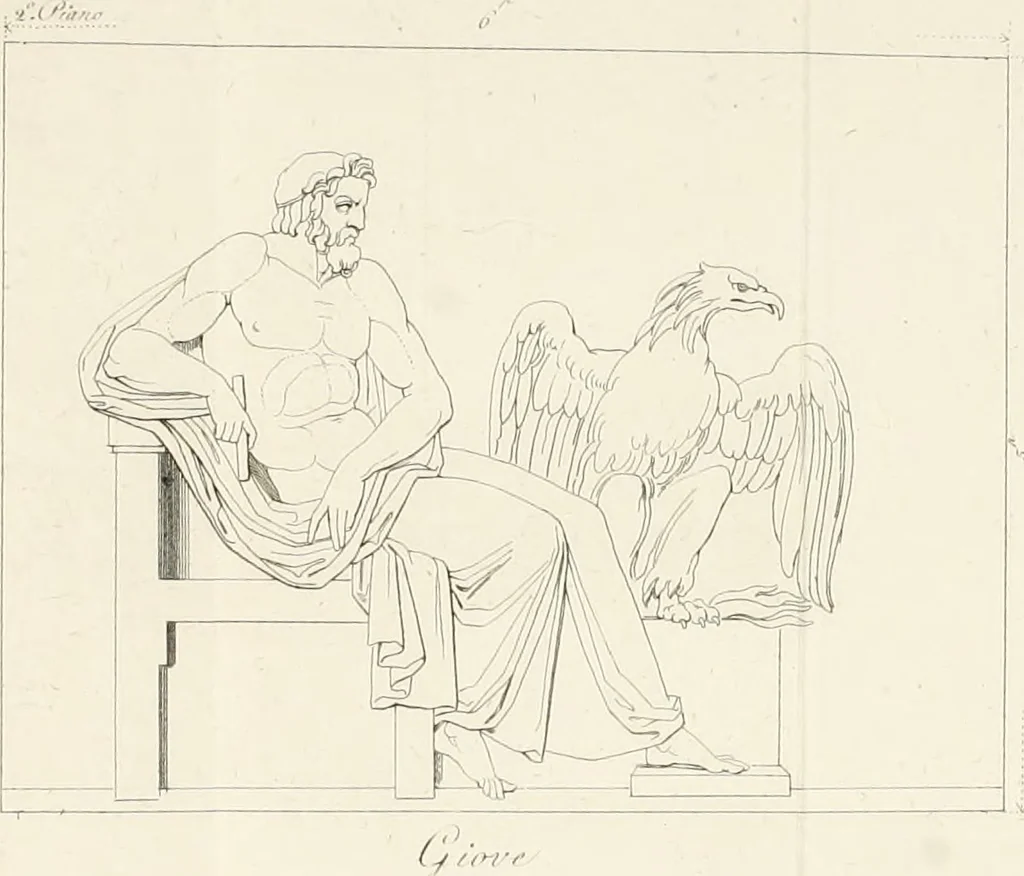 An illustration from Sculture del palazzo della Villa Borghese detta Pinciana, 1796, leaf 241