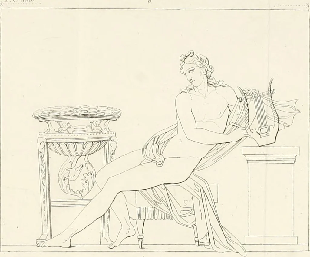 An illustration from Sculture del palazzo della Villa Borghese detta Pinciana, 1796, leaf 243