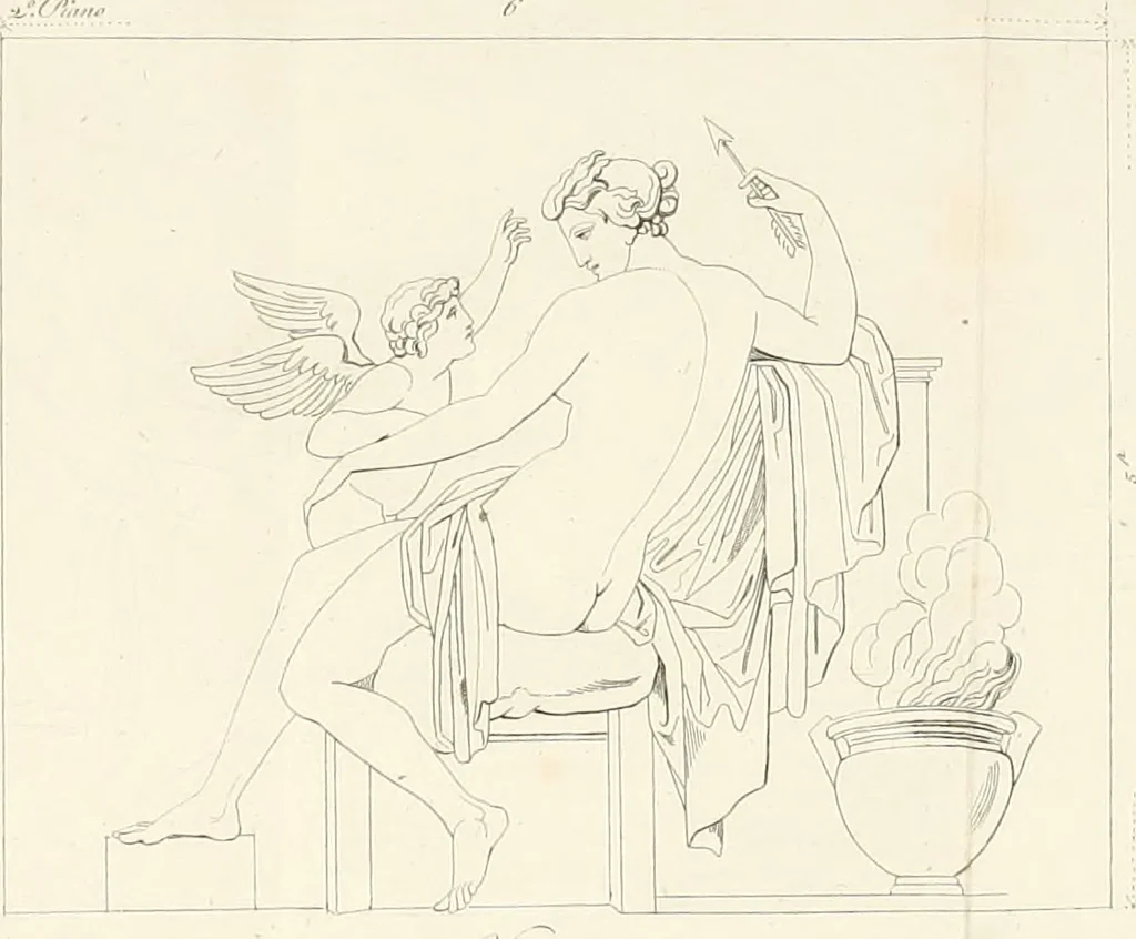 An illustration from Sculture del palazzo della Villa Borghese detta Pinciana, 1796, leaf 245