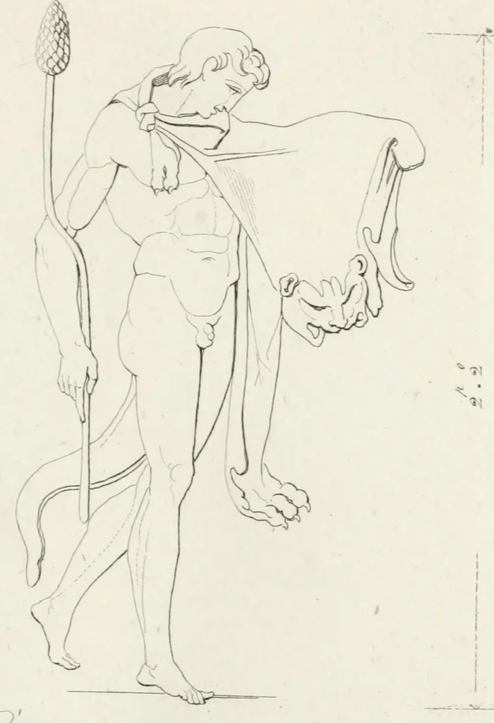 An illustration from Sculture del palazzo della Villa Borghese detta Pinciana, 1796, leaf 42