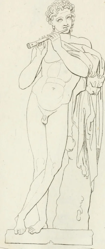 An illustration from Sculture del palazzo della Villa Borghese detta Pinciana, 1796, leaf 72