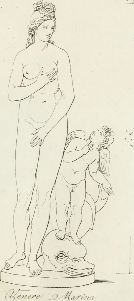 An illustration from Sculture del palazzo della Villa Borghese detta Pinciana, 1796, leaf 74