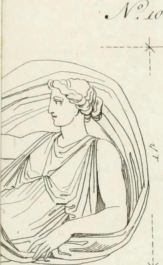 An illustration from Sculture del palazzo della Villa Borghese detta Pinciana, 1796, leaf 76