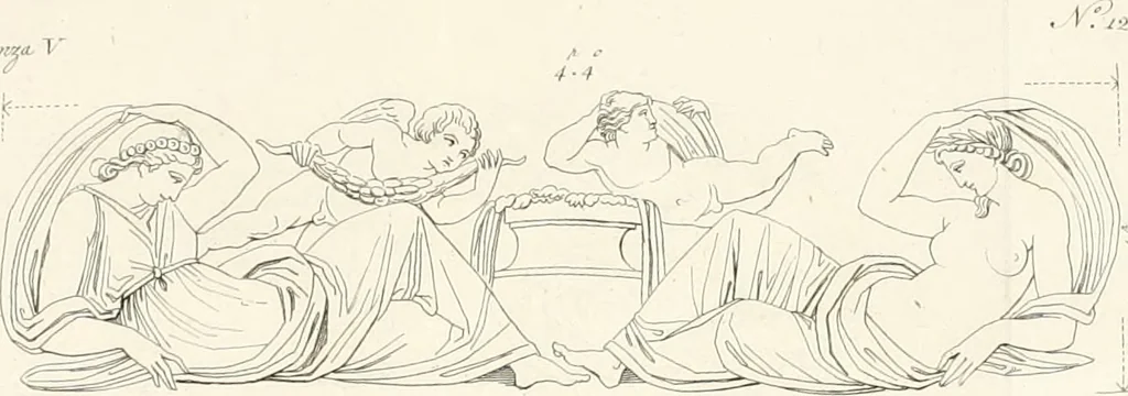 An illustration from Sculture del palazzo della Villa Borghese detta Pinciana, 1796, leaf 81