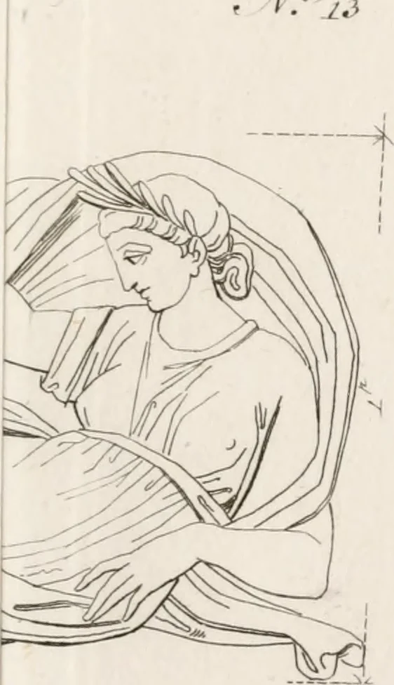 An illustration from Sculture del palazzo della Villa Borghese detta Pinciana, 1796, leaf 82