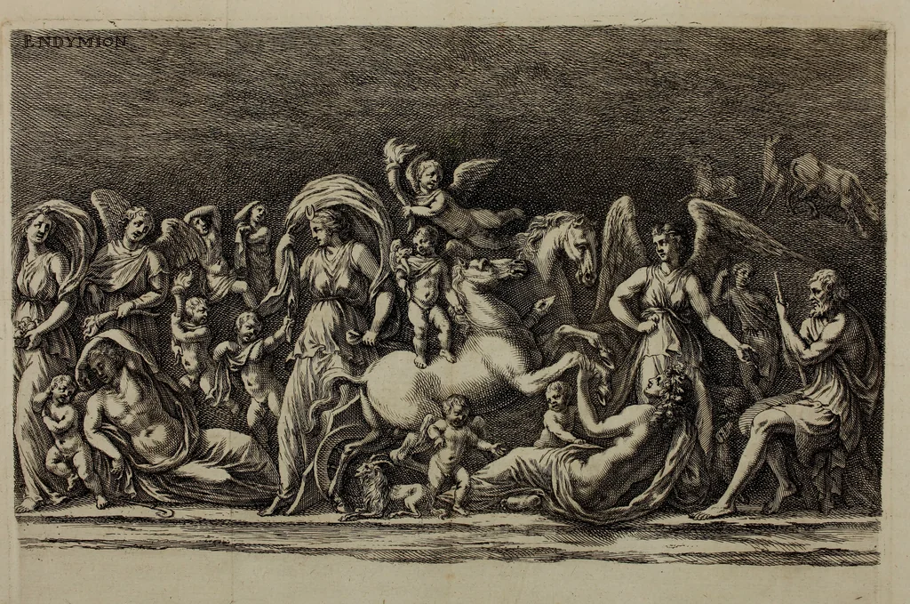 An illustration from Scvlptvræ veteris admiranda : sive, Delineatio vera perfectissimarvm eminentissimarvmqve statvarvm, unà cum artis hujus nobilissimæ theoria, serenissimo ac potentissimo principi ac domino, domino Carolo, comiti Palat. Rheni, S. Rom. imp. archith. & electori, Bavariæ duci, &c. &c., 1680, leaf 221