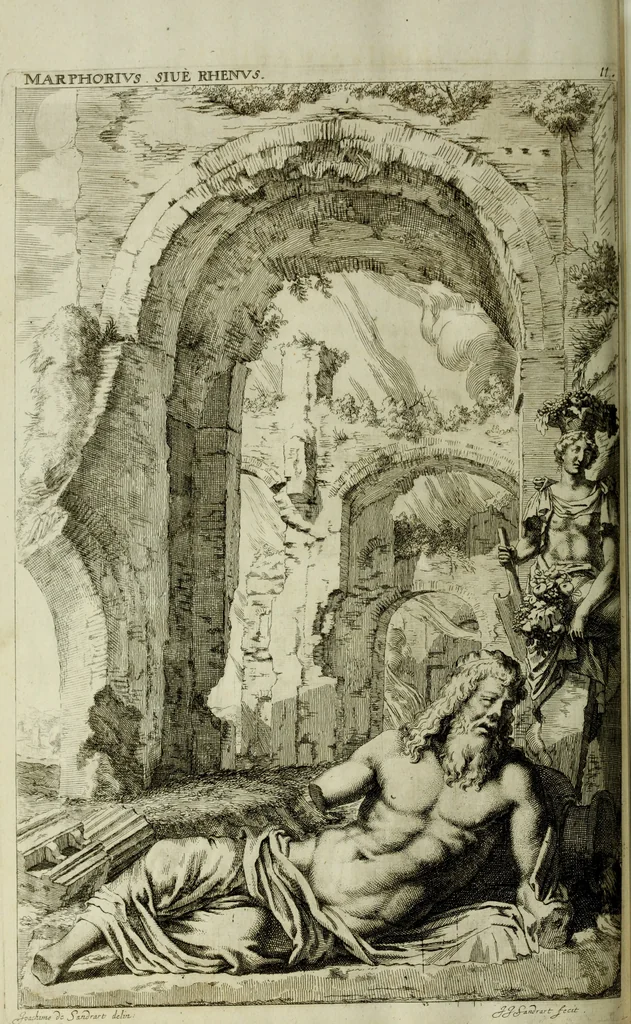 An illustration from Scvlptvræ veteris admiranda : sive, Delineatio vera perfectissimarvm eminentissimarvmqve statvarvm, unà cum artis hujus nobilissimæ theoria, serenissimo ac potentissimo principi ac domino, domino Carolo, comiti Palat. Rheni, S. Rom. imp. archith. & electori, Bavariæ duci, &c. &c., 1680, leaf 253