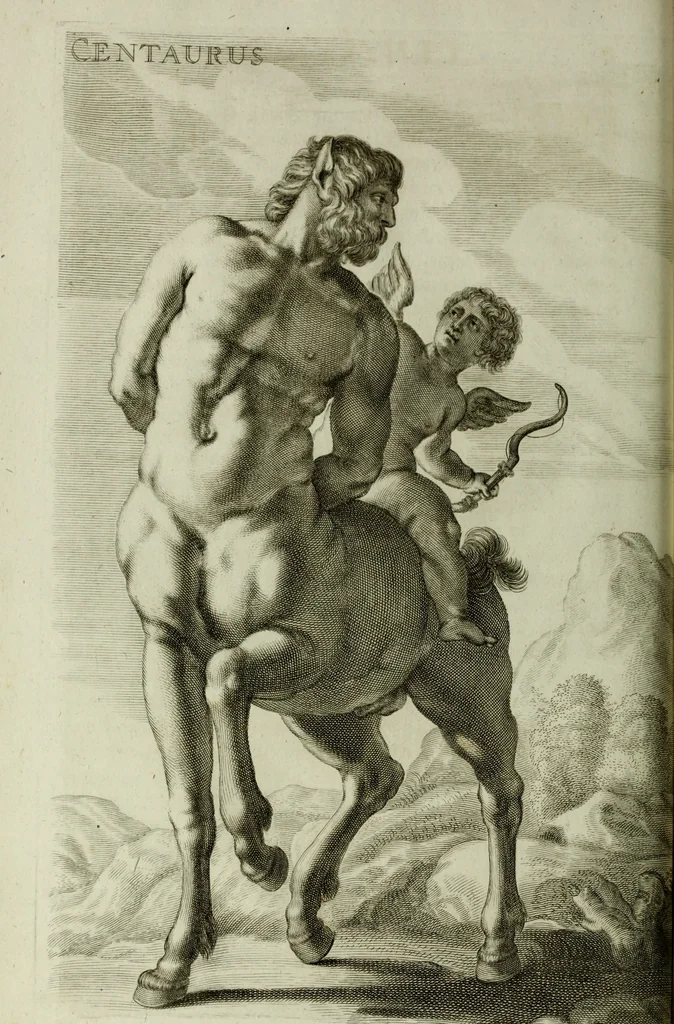 An illustration from Scvlptvræ veteris admiranda : sive, Delineatio vera perfectissimarvm eminentissimarvmqve statvarvm, unà cum artis hujus nobilissimæ theoria, serenissimo ac potentissimo principi ac domino, domino Carolo, comiti Palat. Rheni, S. Rom. imp. archith. & electori, Bavariæ duci, &c. &c., 1680, leaf 73