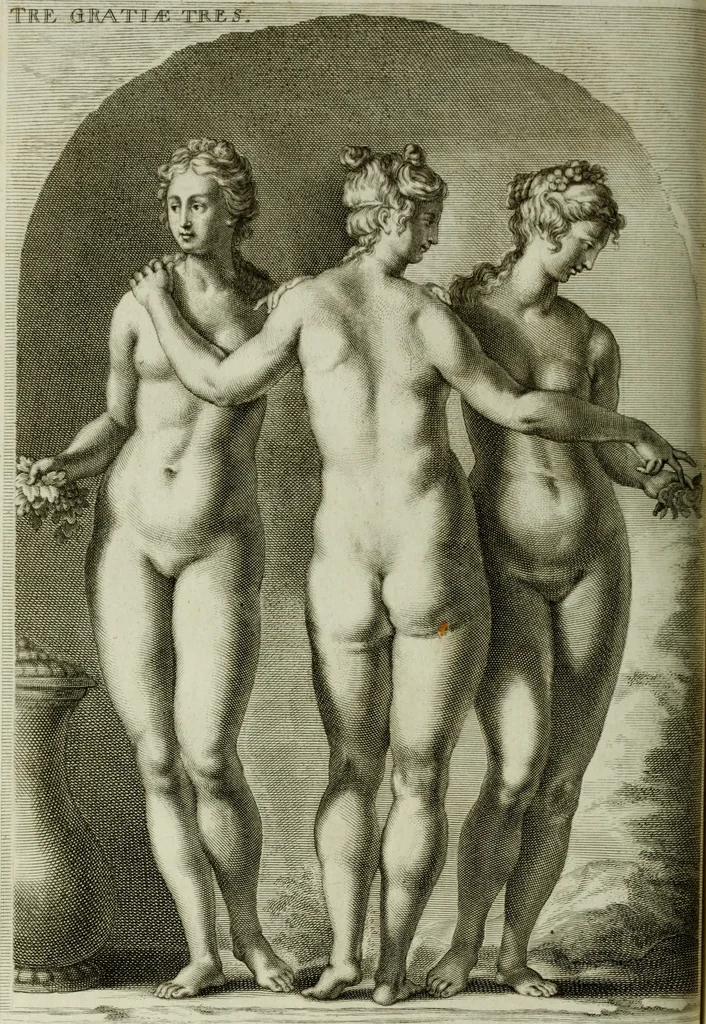 An illustration from Scvlptvræ veteris admiranda : sive, Delineatio vera perfectissimarvm eminentissimarvmqve statvarvm, unà cum artis hujus nobilissimæ theoria, serenissimo ac potentissimo principi ac domino, domino Carolo, comiti Palat. Rheni, S. Rom. imp. archith. & electori, Bavariæ duci, &c. &c., 1680, leaf 79