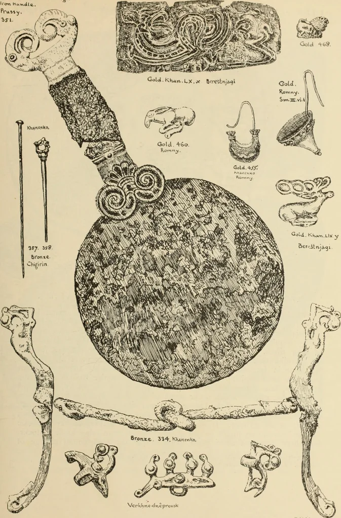 An illustration from Scythians and Greeks : a survey of ancient history and archaeology on the north coast of the Euxine from the Danube to the Caucasus, 1913, leaf 240