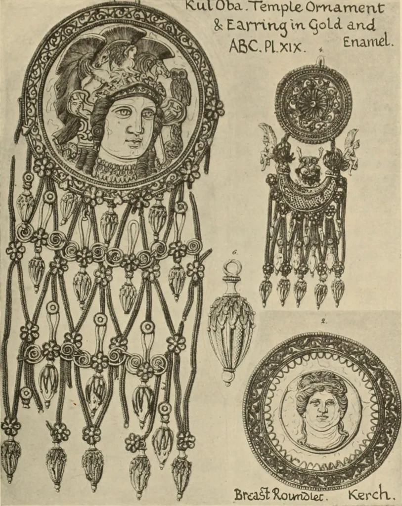An illustration from Scythians and Greeks : a survey of ancient history and archaeology on the north coast of the Euxine from the Danube to the Caucasus, 1913, leaf 244