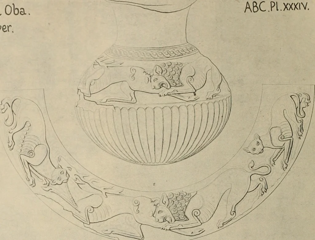 An illustration from Scythians and Greeks : a survey of ancient history and archaeology on the north coast of the Euxine from the Danube to the Caucasus, 1913, leaf 247