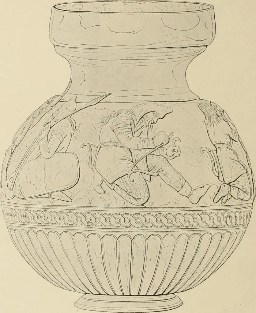 An illustration from Scythians and Greeks : a survey of ancient history and archaeology on the north coast of the Euxine from the Danube to the Caucasus, 1913, leaf 249