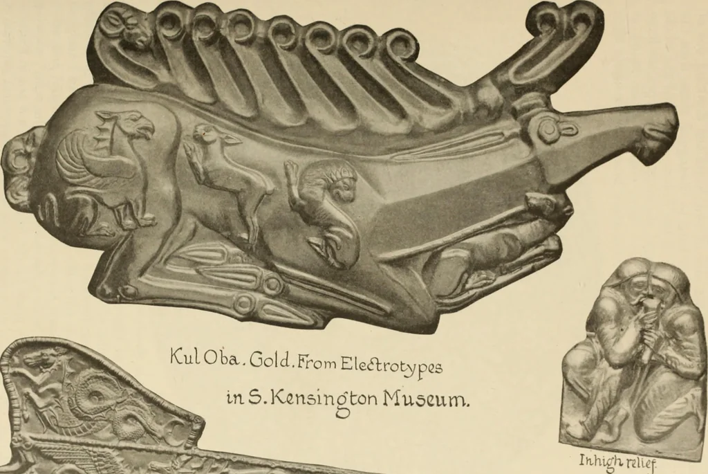 An illustration from Scythians and Greeks : a survey of ancient history and archaeology on the north coast of the Euxine from the Danube to the Caucasus, 1913, leaf 252
