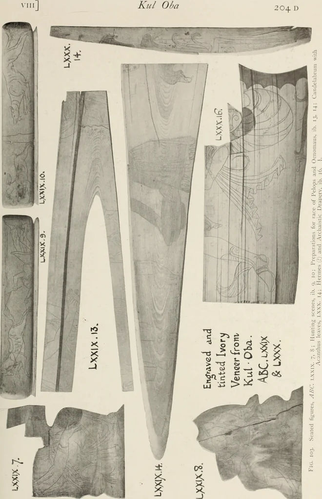 An illustration from Scythians and Greeks : a survey of ancient history and archaeology on the north coast of the Euxine from the Danube to the Caucasus, 1913, leaf 260
